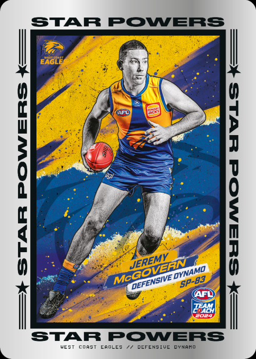 Jeremy McGovern, SP-83, Star Powers, 2024 Teamcoach AFL