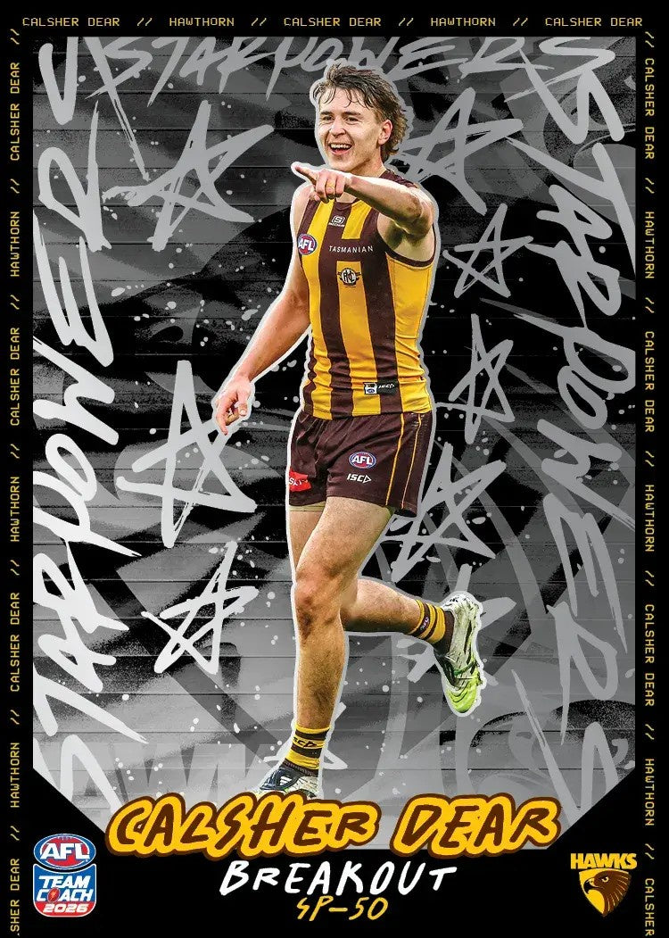 Calsher Dear, SP-50, Star Powers, 2026 Teamcoach AFL
