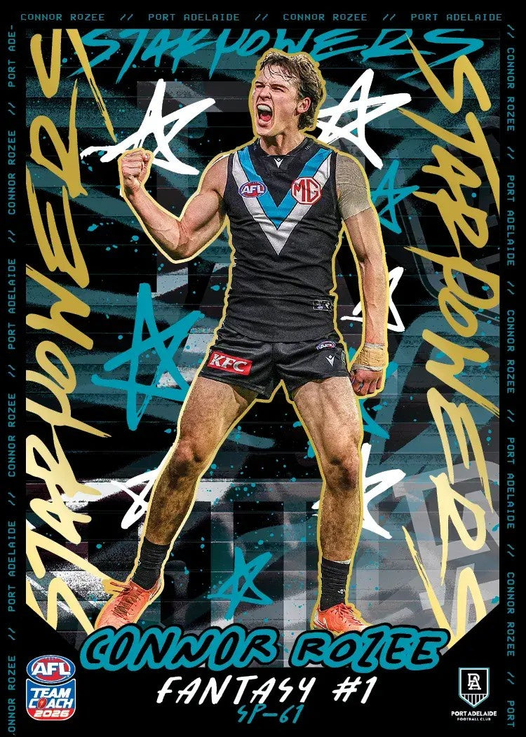 Connor Rozee, SP-61, TEAM Star Powers, 2026 Teamcoach AFL