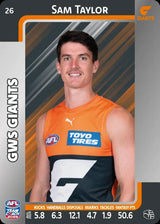 2025 Teamcoach AFL Silver Parallel Cards - Cards 1 to 100 - Pick Your Card