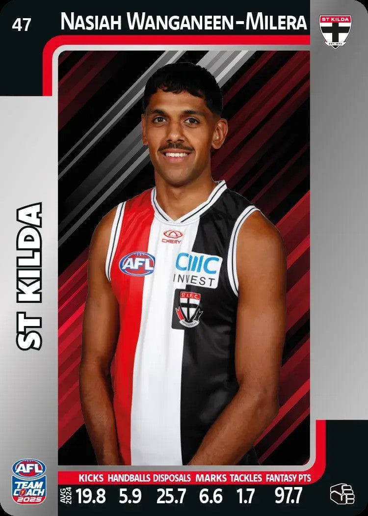 2025 Teamcoach AFL Silver Parallel Cards - Cards 1 to 100 - Pick Your Card