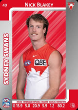 2025 Teamcoach AFL Silver Parallel Cards - Cards 1 to 100 - Pick Your Card