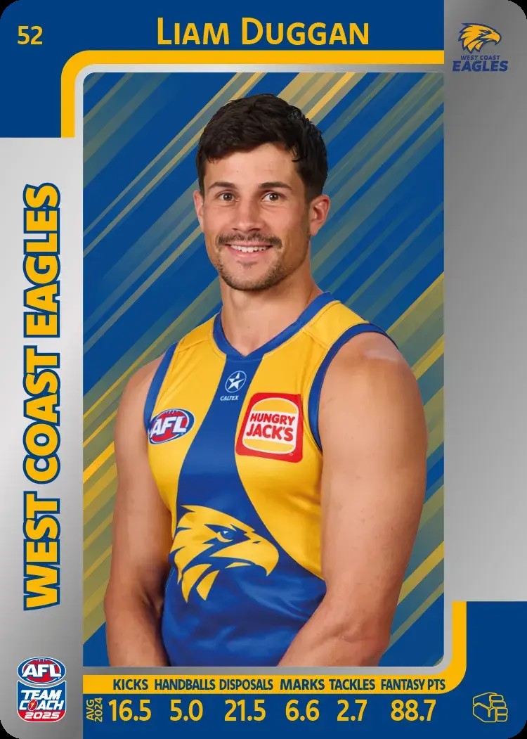 2025 Teamcoach AFL Silver Parallel Cards - Cards 1 to 100 - Pick Your Card