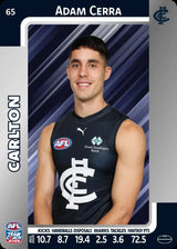 2025 Teamcoach AFL Silver Parallel Cards - Cards 1 to 100 - Pick Your Card