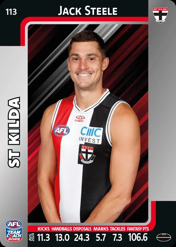 2025 Teamcoach AFL Silver Parallel Cards - Cards 101 to 198 - Pick Your Card