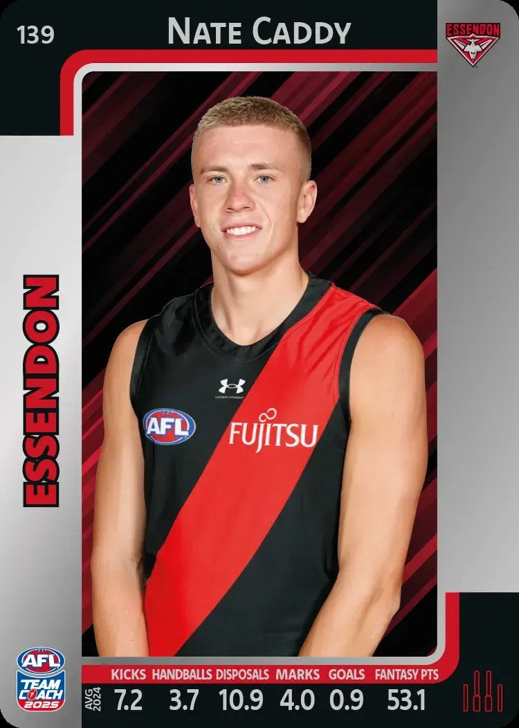 2025 Teamcoach AFL Silver Parallel Cards - Cards 101 to 198 - Pick Your Card