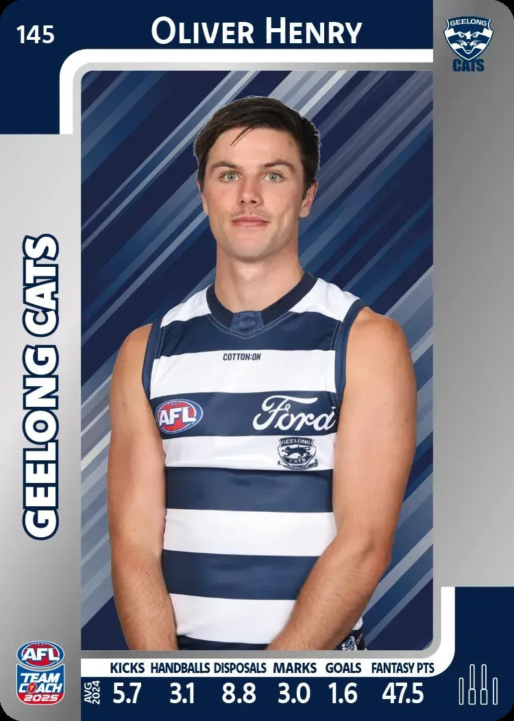 2025 Teamcoach AFL Silver Parallel Cards - Cards 101 to 198 - Pick Your Card