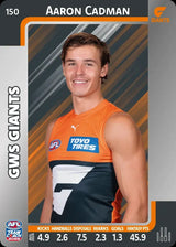 2025 Teamcoach AFL Silver Parallel Cards - Cards 101 to 198 - Pick Your Card