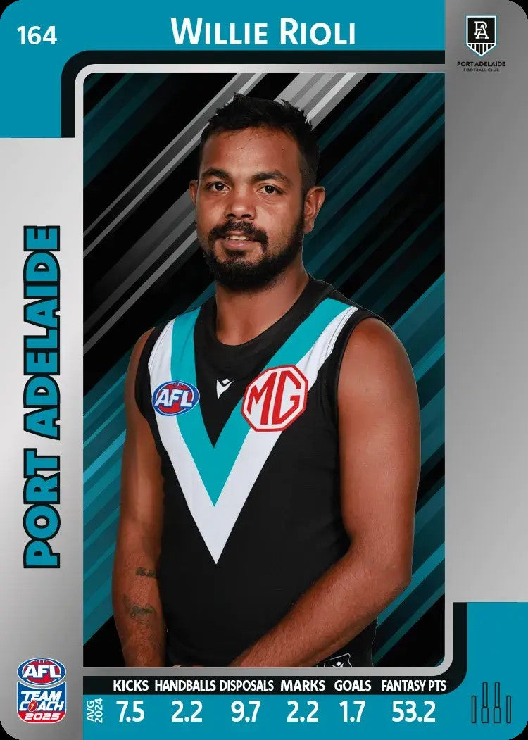 2025 Teamcoach AFL Silver Parallel Cards - Cards 101 to 198 - Pick Your Card