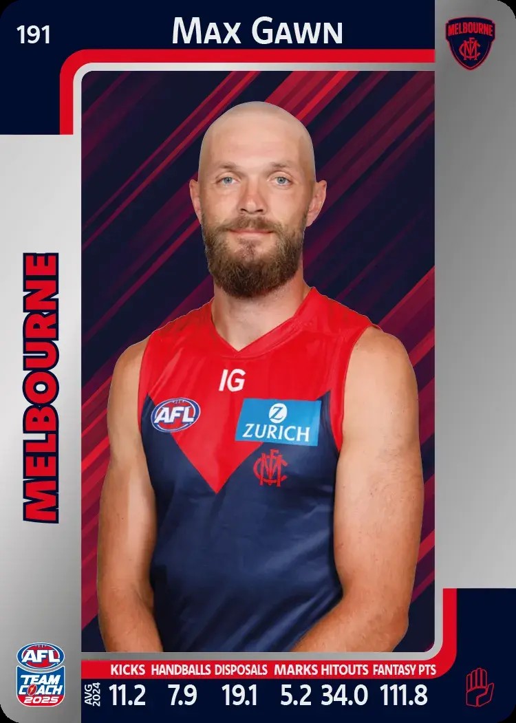 2025 Teamcoach AFL Silver Parallel Cards - Cards 101 to 198 - Pick Your Card