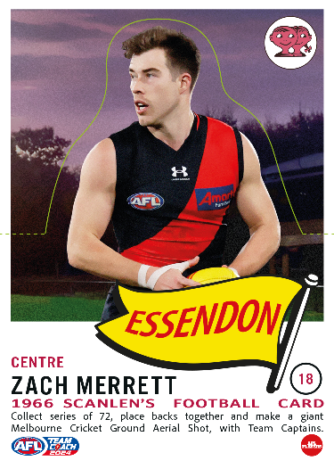 2024 Teamcoach AFL Scanlens Die-Cut - Cards 1 to 72 - Pick Your Card