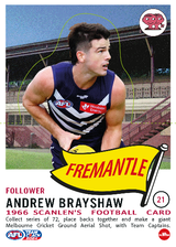 2024 Teamcoach AFL Scanlens Die-Cut - Cards 1 to 72 - Pick Your Card