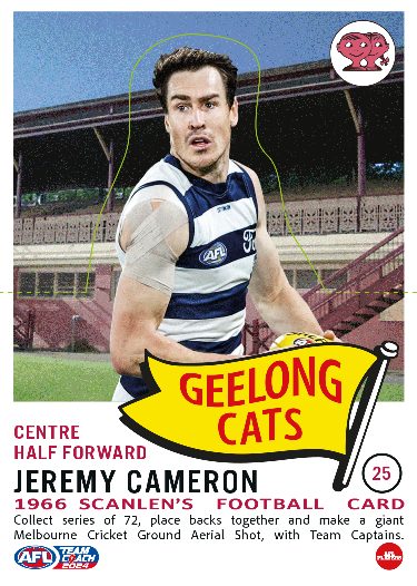 2024 Teamcoach AFL Scanlens Die-Cut - Cards 1 to 72 - Pick Your Card