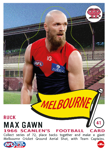 2024 Teamcoach AFL Scanlens Die-Cut - Cards 1 to 72 - Pick Your Card