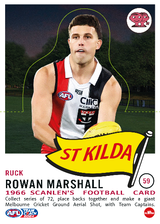 2024 Teamcoach AFL Scanlens Die-Cut - Cards 1 to 72 - Pick Your Card