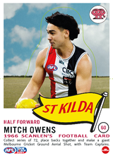 2024 Teamcoach AFL Scanlens Die-Cut - Cards 1 to 72 - Pick Your Card