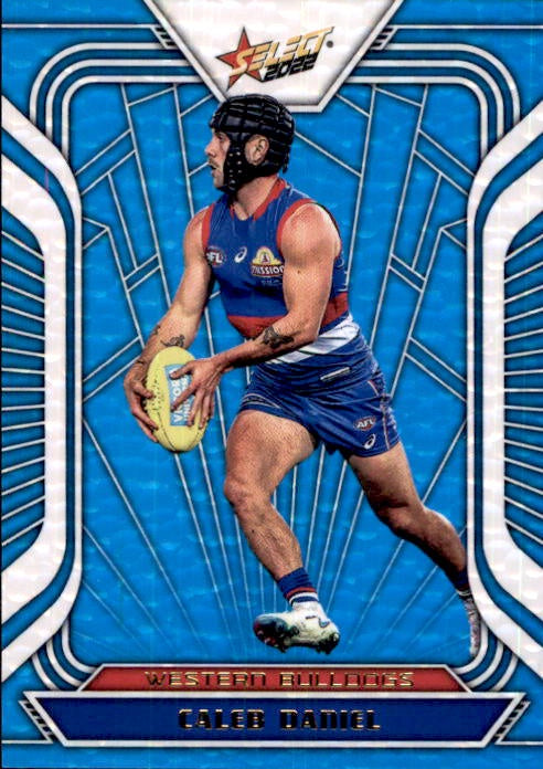 Caleb Daniel, Fractured Arctic Blue, 2022 Select AFL Footy Stars