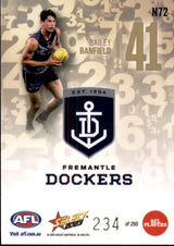 Bailey Banfield, Numbers, 2023 Select AFL Footy Stars