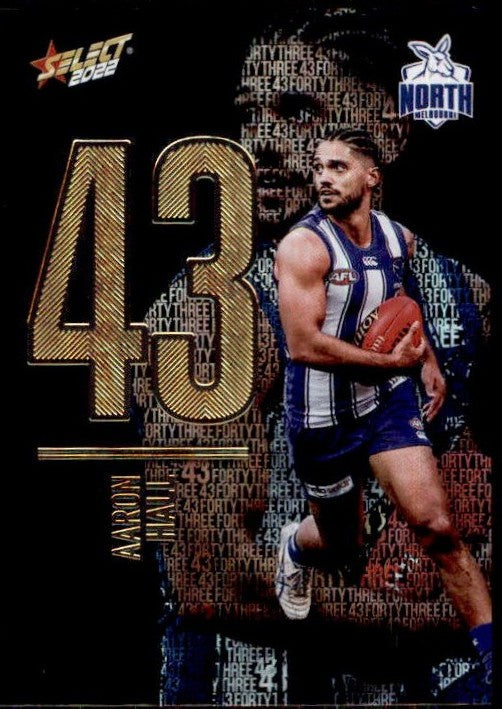Aaron Hall, Numbers Midnight, 2022 Select AFL Footy Stars Jumbo