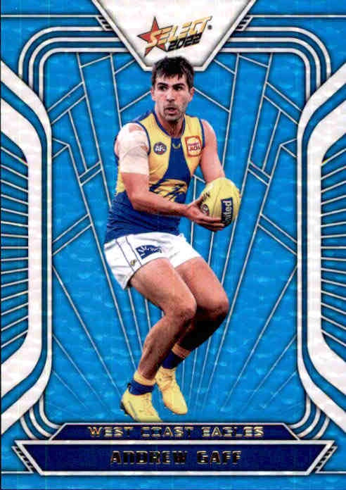 Andrew Gaff, Fractured Arctic Blue, 2022 Select AFL Footy Stars