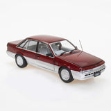 Red/Silver Holden VL Calais, 1:24 Scale Diecast Car