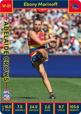 2023 Teamcoach AFL - AFLW Cards -  Cards W-01 to W-18 - Pick Your Card