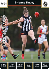 2023 Teamcoach AFL - AFLW Cards -  Cards W-01 to W-18 - Pick Your Card