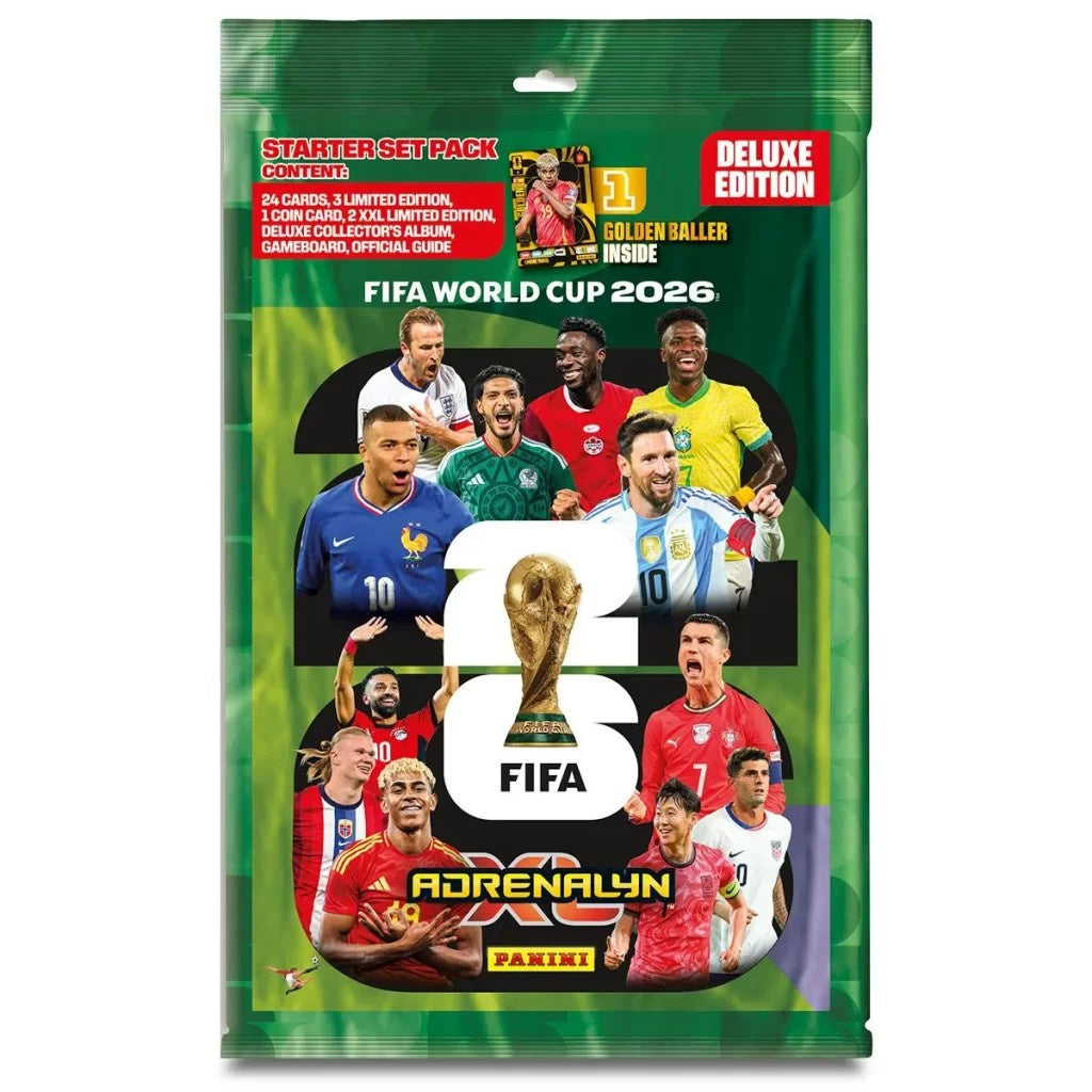 2026 Panini Adrenalyn XL, FIFA World Cup, Card Starter Pack Deluxe Version
