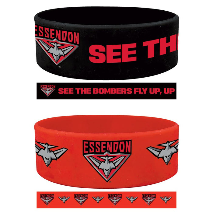 Essendon Bombers Set of 2 Wrist Bands