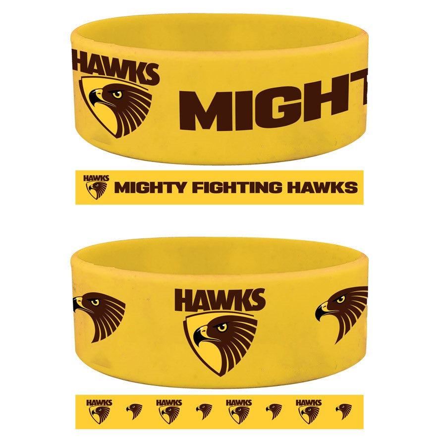 Hawthorn Hawks Set of 2 Wrist Bands