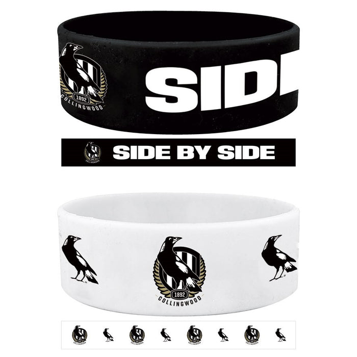 Collingwood Magpies Set of 2 Wrist Bands