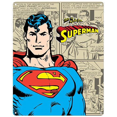 SUPERMAN TIN SIGN