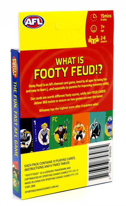 AFL Footy Feud Card Game