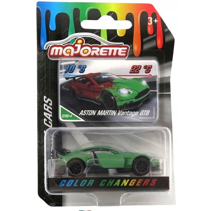 ASTON MARTIN Vantage GT8, Majorette: Premium Cars Colour Changers, 1:64 Scale Diecast Car