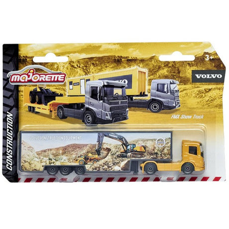 FMX Show Truck - Majorette: Volvo Transporters, 1:64 Scale Diecast Truck