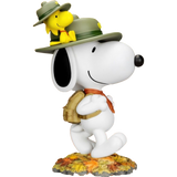 Peanuts - Camp Snoopy with Woodstock Master Craft 15" Statue