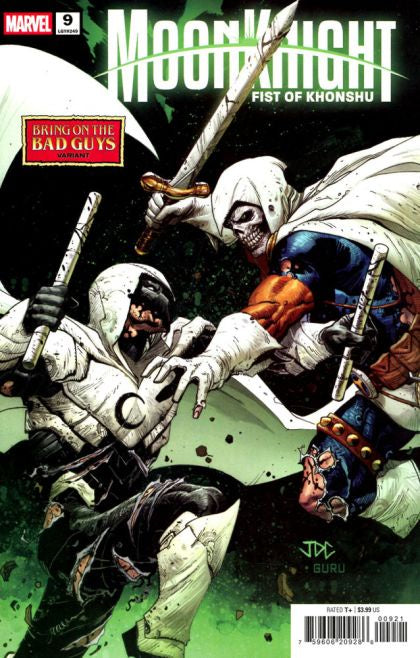 Moon Knight: Fist of Khonshu #9 Joshua Cassara Bring on the Bad Guys Variant Comic