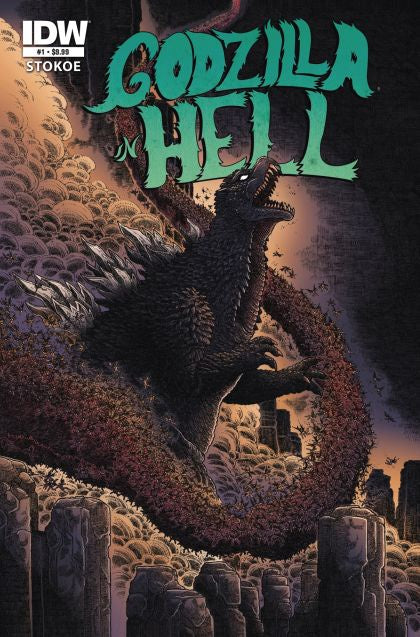 Godzilla 70th Anniversary Foil Classic: Godzilla In Hell #1 Comic