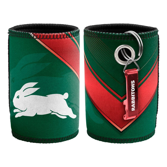 South Sydney Rabbitohs NRL Can Cooler with Opener