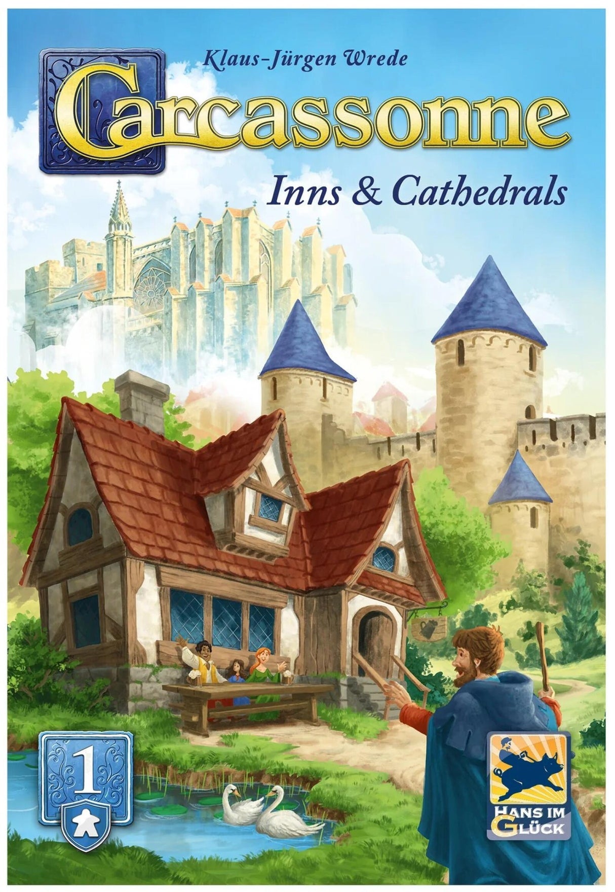 Carcassonne Expansion 1 - Inns and Cathedrals (2025 Redesign)