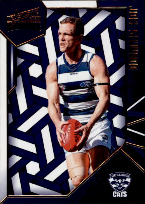 Joel Selwood, Holofoil Parallel, 2020 Select Dominance AFL