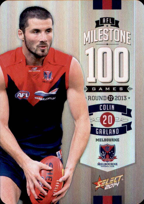 Colin Garland, 100 Game Milestone, 2014 Select AFL Champions