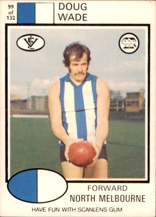 Doug Wade, 1975 Scanlens VFL
