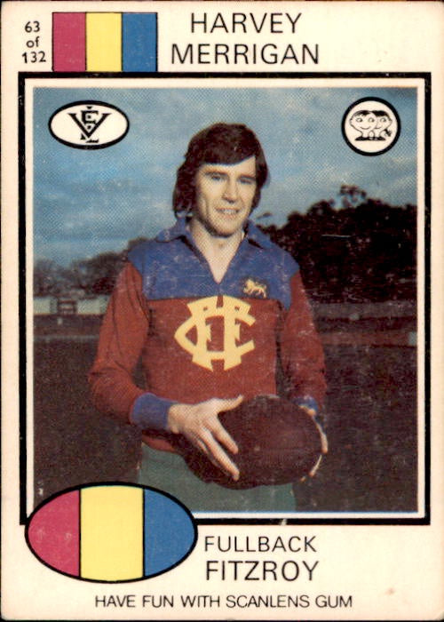 Harvey Merrigan, 1975 Scanlens VFL