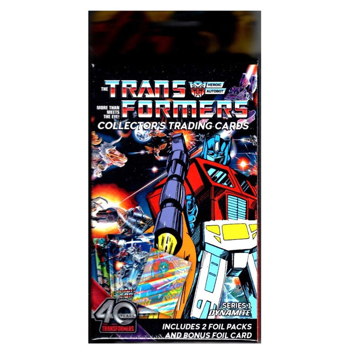 TRANSFORMERS 40th Anniversary Trading Cards Hanger Box - Series 1