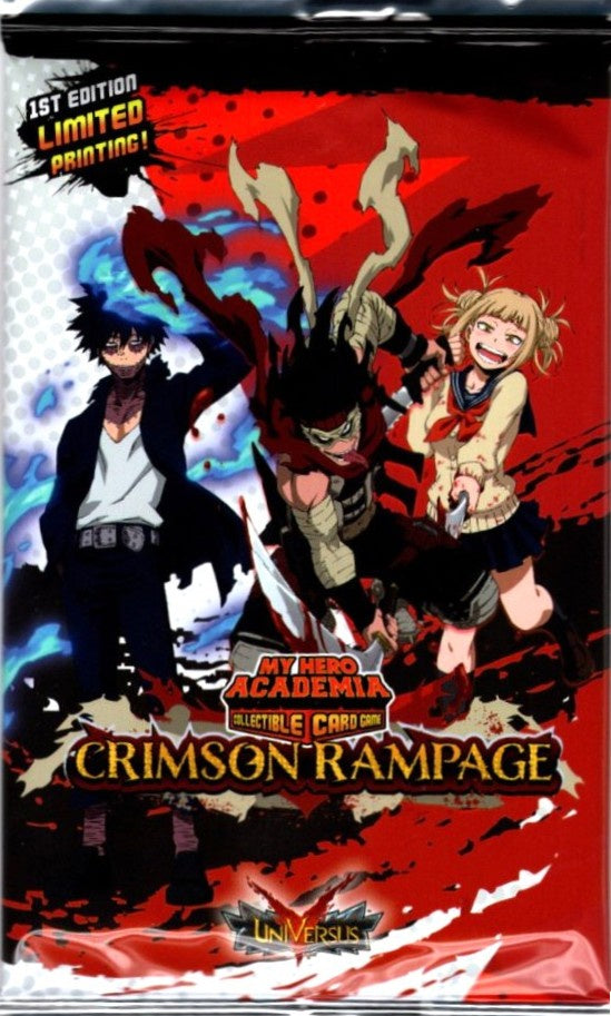 My Hero Academia Crimson Rampage CCG Booster Pack Wave 2