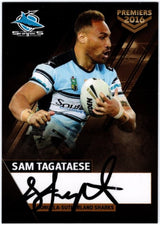 2016 Cronulla Sharks Official Signed Premiers Card Set (Read Description)