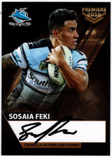 2016 Cronulla Sharks Official Signed Premiers Card Set (Read Description)