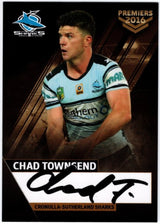 2016 Cronulla Sharks Official Signed Premiers Card Set (Read Description)