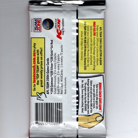2004 Teamcoach AFL Pack